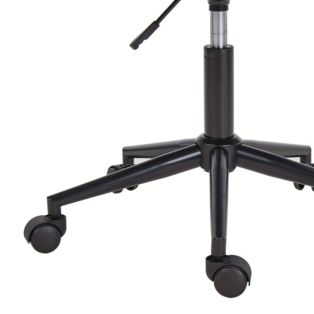 Swivel Upholstery Adjustable Height Home Office Chair, Ergonomic Armless Chairs