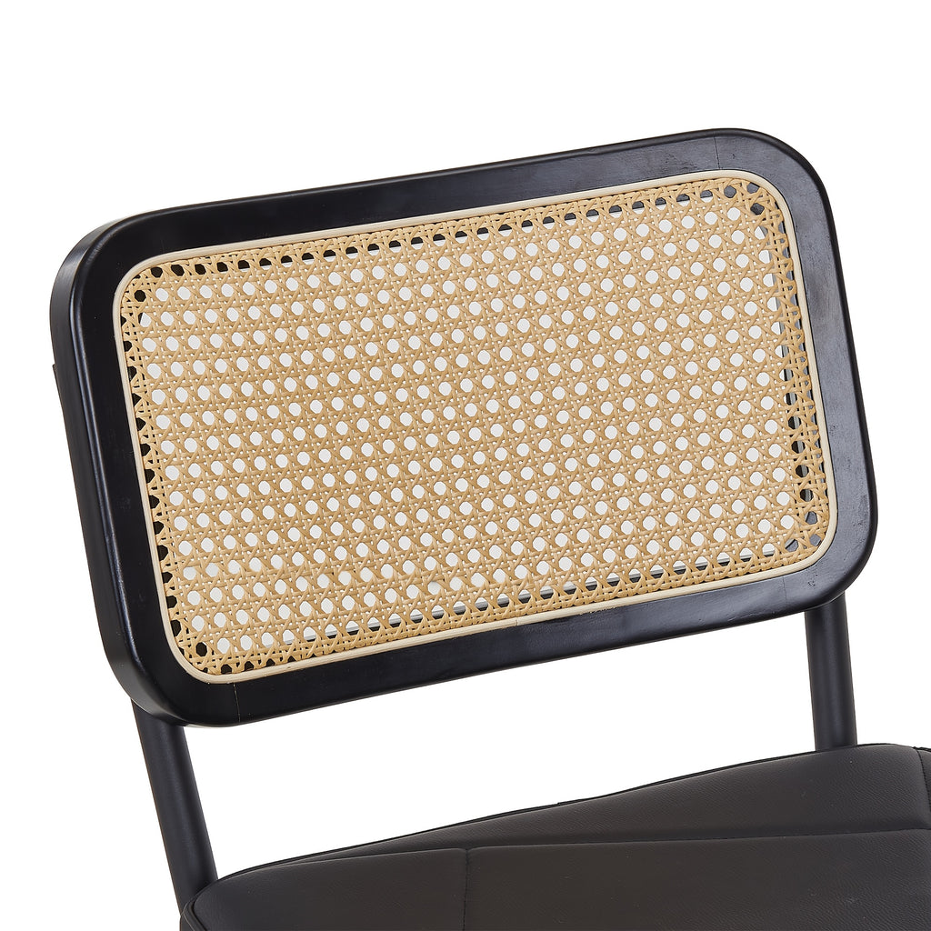 Swivel Upholstery Adjustable Height Home Office Chair, Ergonomic Armless Chairs
